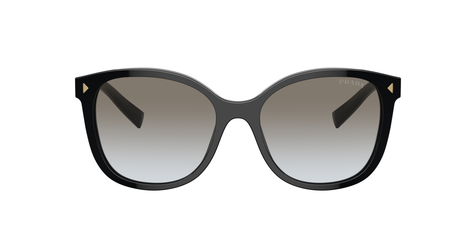 Prada PR 22ZS S (53 - 17) with Grey lenses and Black frame