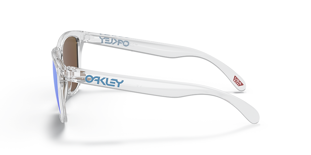 Oakley Frogskins™ (Low Bridge Fit) XL (54 - 17) with Blue lenses