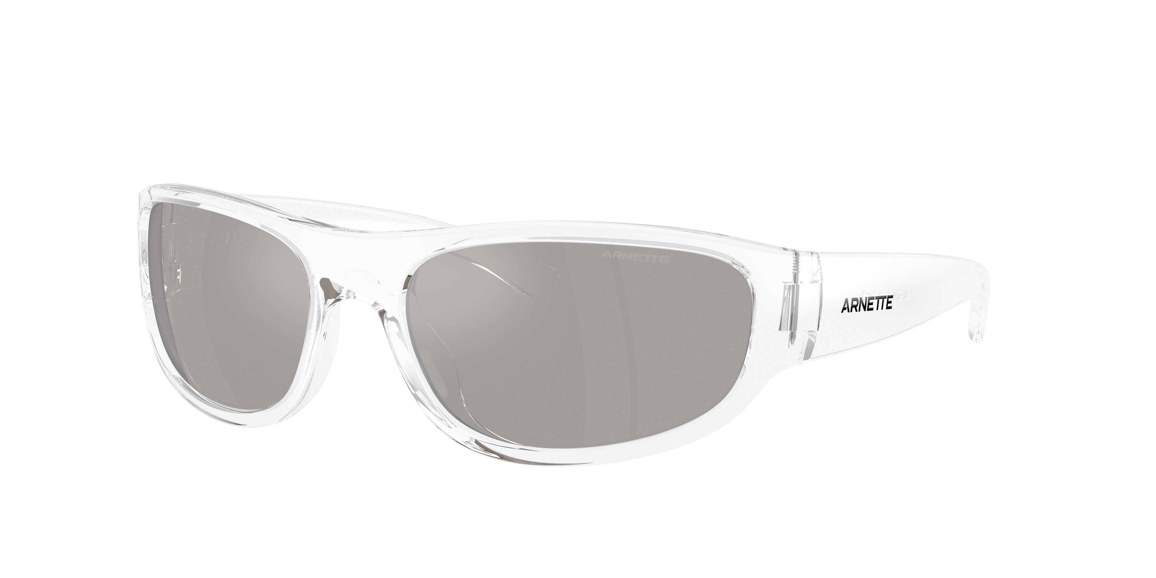 Arnette Man Sunglass Gondo -  Frame color: Crystal, Lens color: Light Grey Mirror Silver