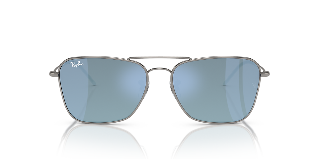 Ray-Ban Caravan Reverse XL (58 - 15) with Blue lenses and Grey