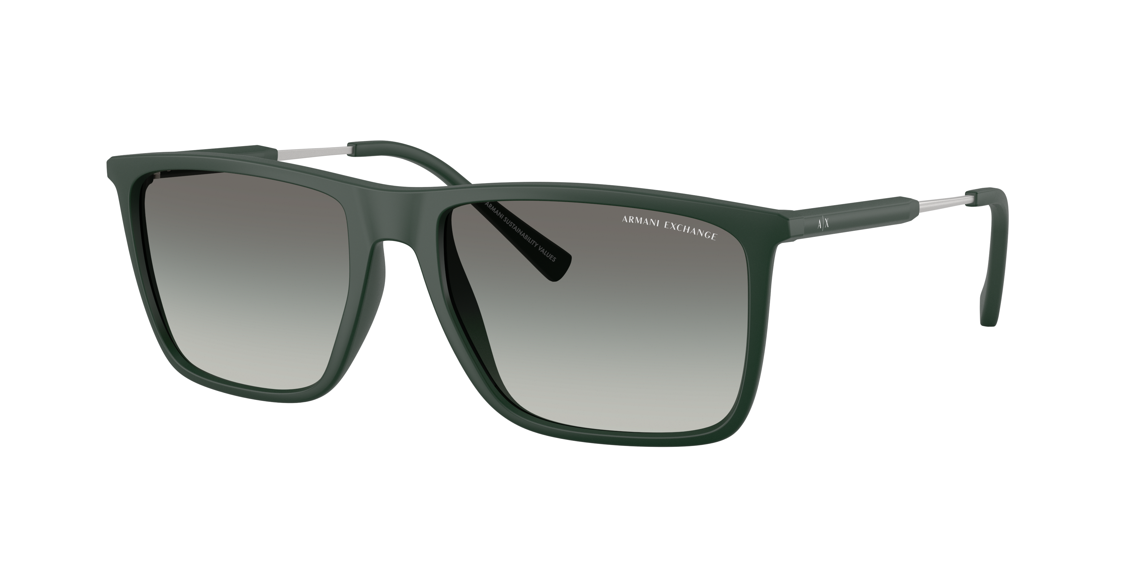 Armani Exchange AX4160S L (57 - 18) with Grey lenses and Green