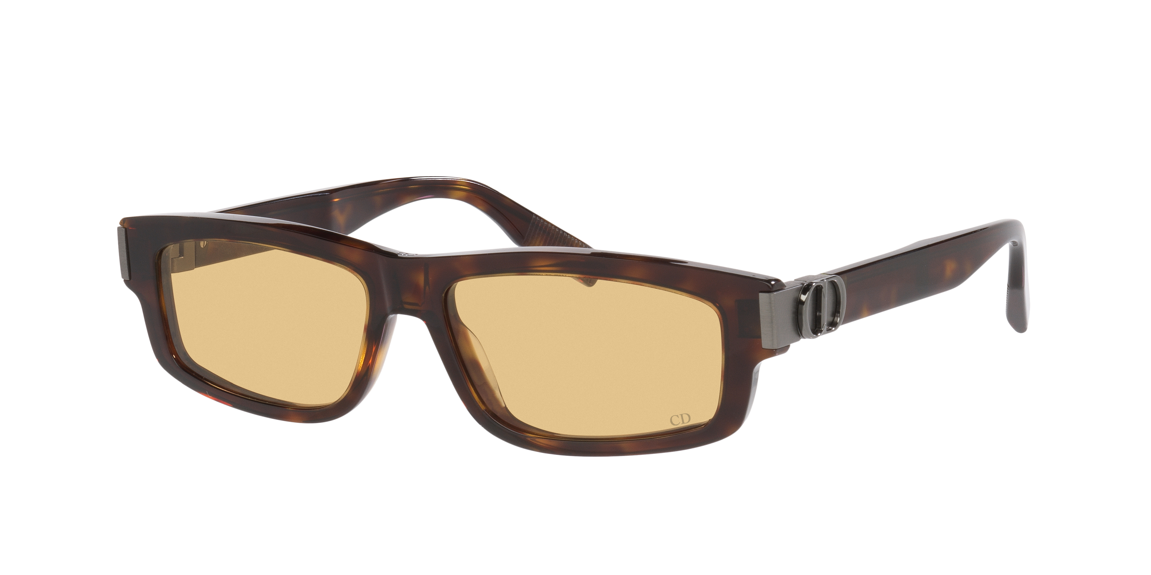 DIOR Man Sunglass CDICON S2I -  Frame color: Tortoise, Lens color: Yellow