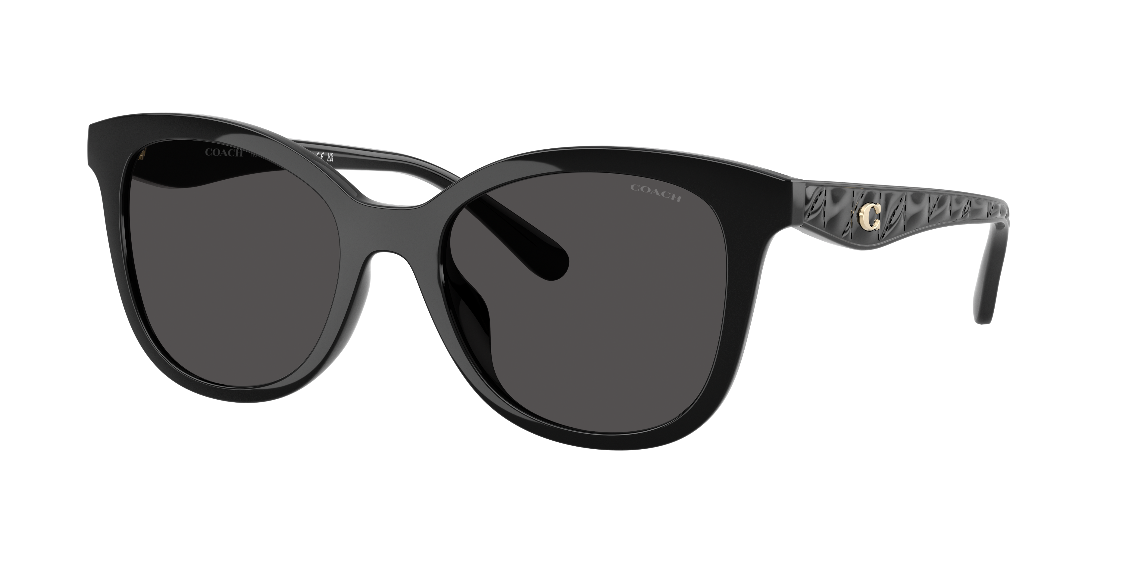 Coach Woman Sunglass CAD25 -  Frame color: Black, Lens color: Grey Solid