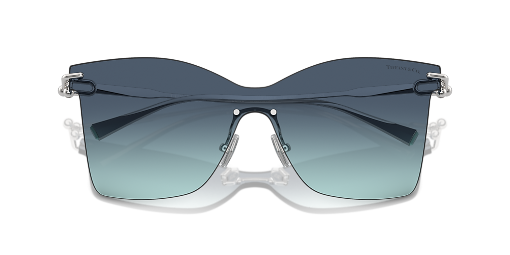 Tiffany & Co. TF3103K XXL (0 - 143) with Blue lenses and Silver