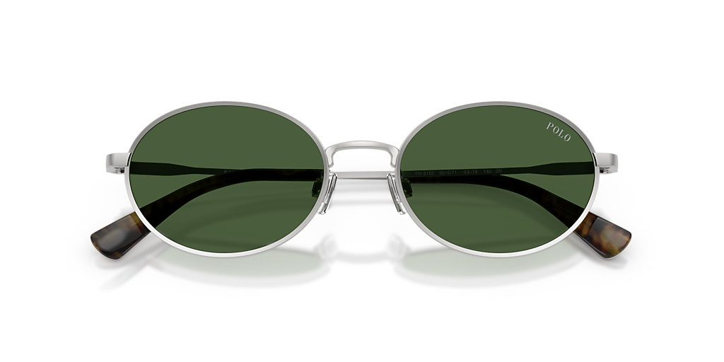 Polo Ralph Lauren PH3162 L (53 - 19) with Green lenses and Silver