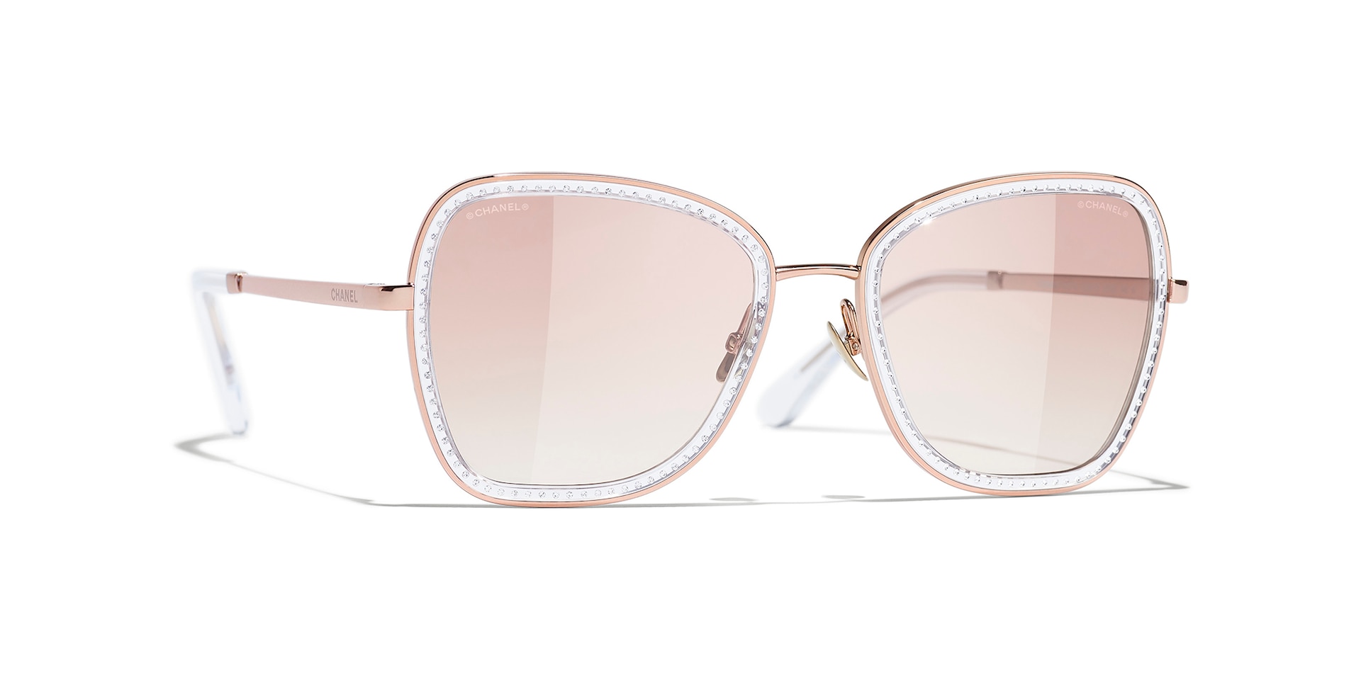 Chanel Square Sunglasses CH4277B L (53 - 20) with Brown lenses and 