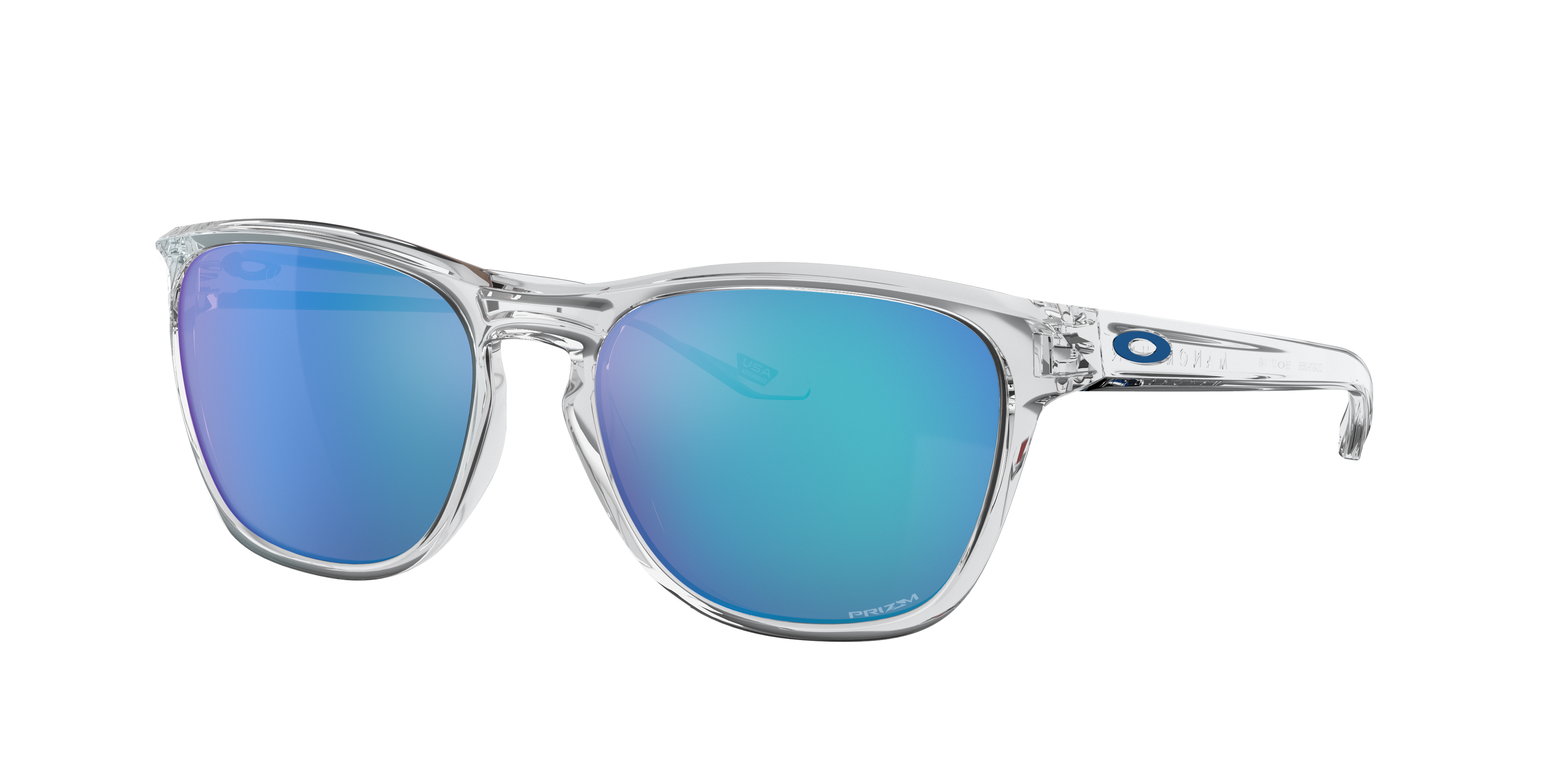Oakley Manorburn L (56 - 17) with Blue lenses and Transparent