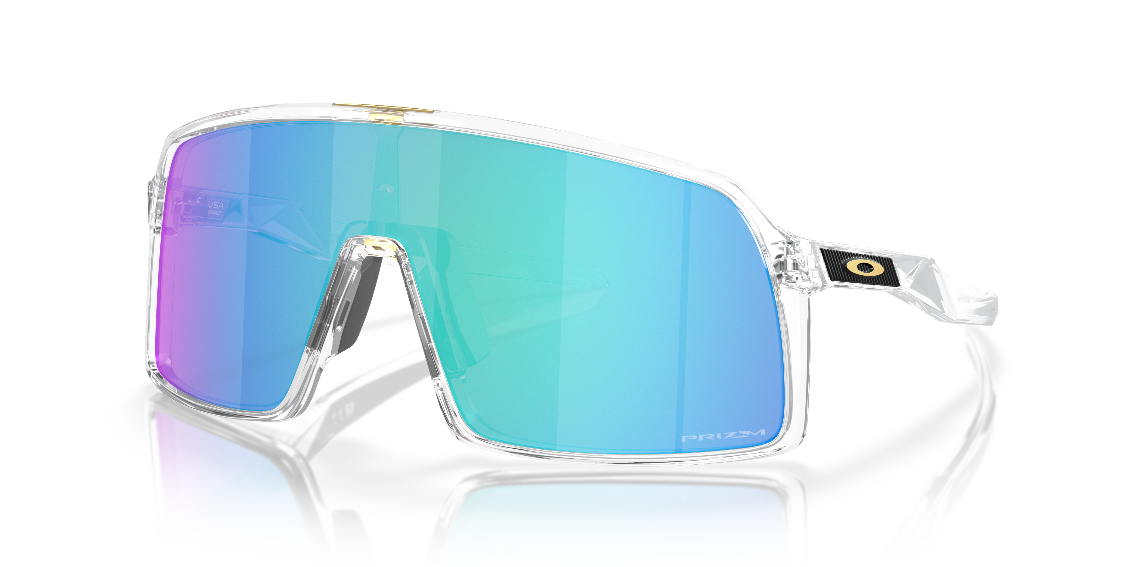 Oakley Sutro L (0 - 137) with Blue lenses and Transparent frame