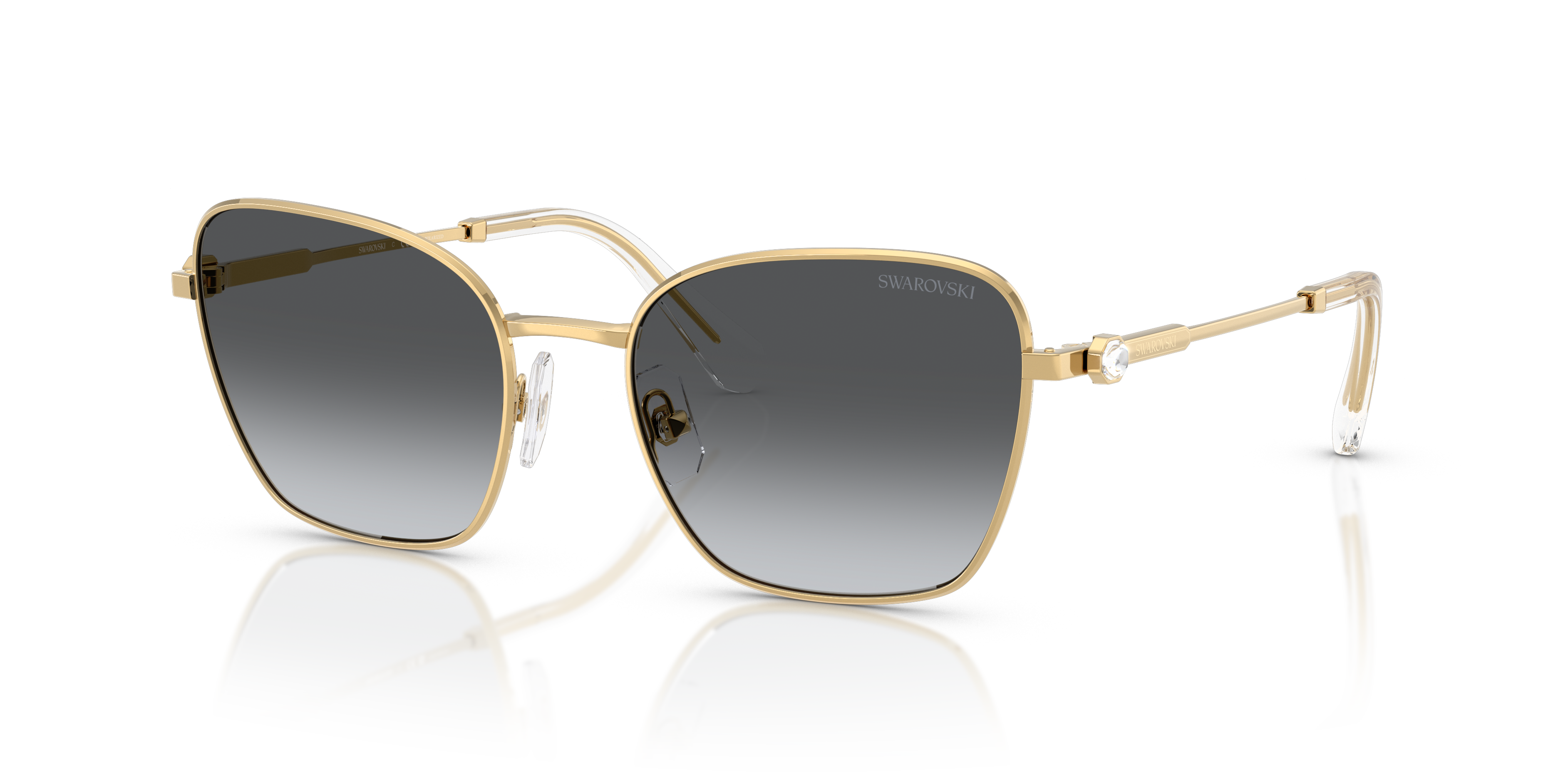 Swarovski SK7029 XL (58 - 19) with Grey lenses and Gold frame