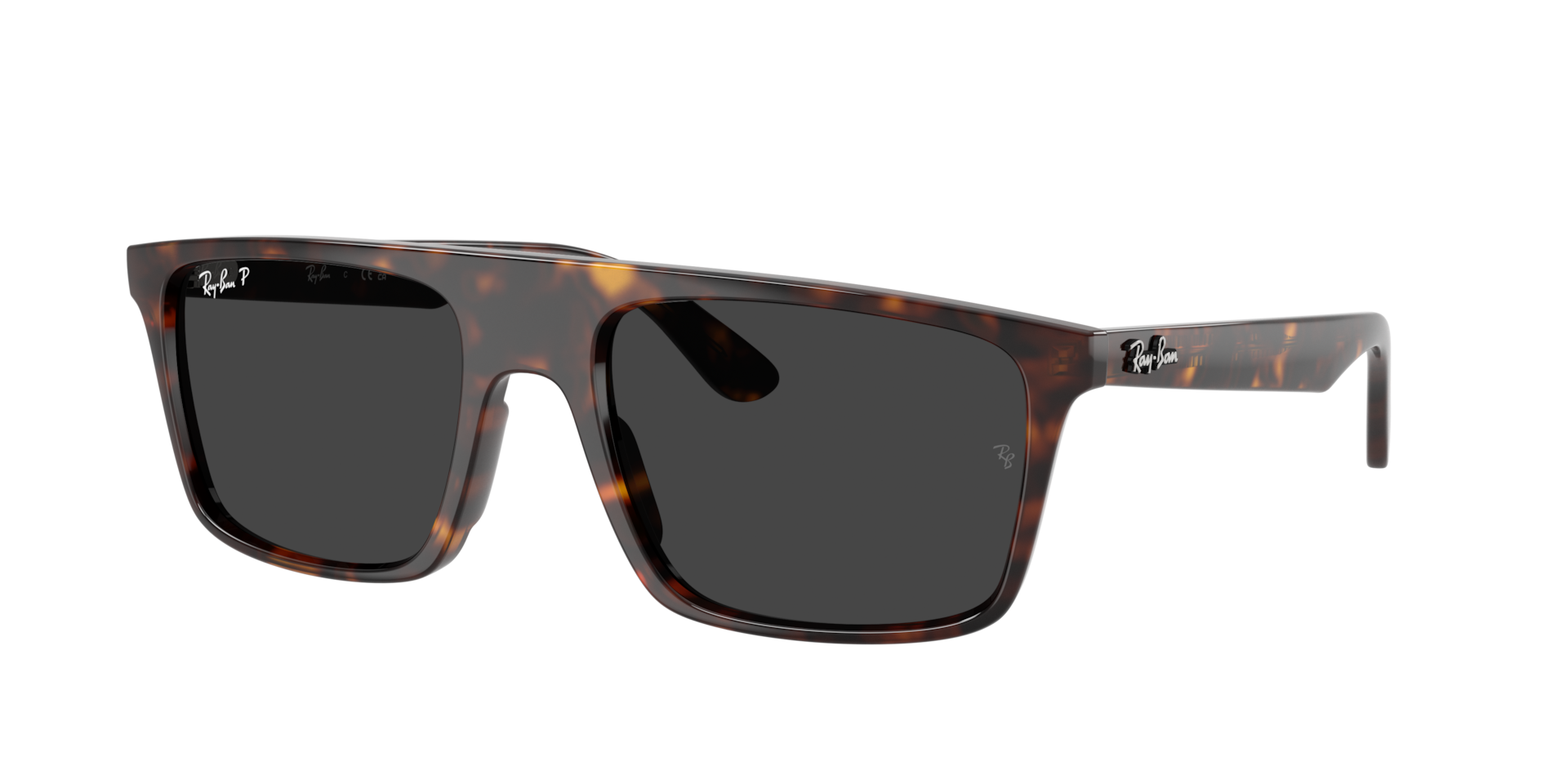 Ray-Ban Unisex Sunglass RB2222 -  Frame color: Havana, Lens color: Polarized Black
