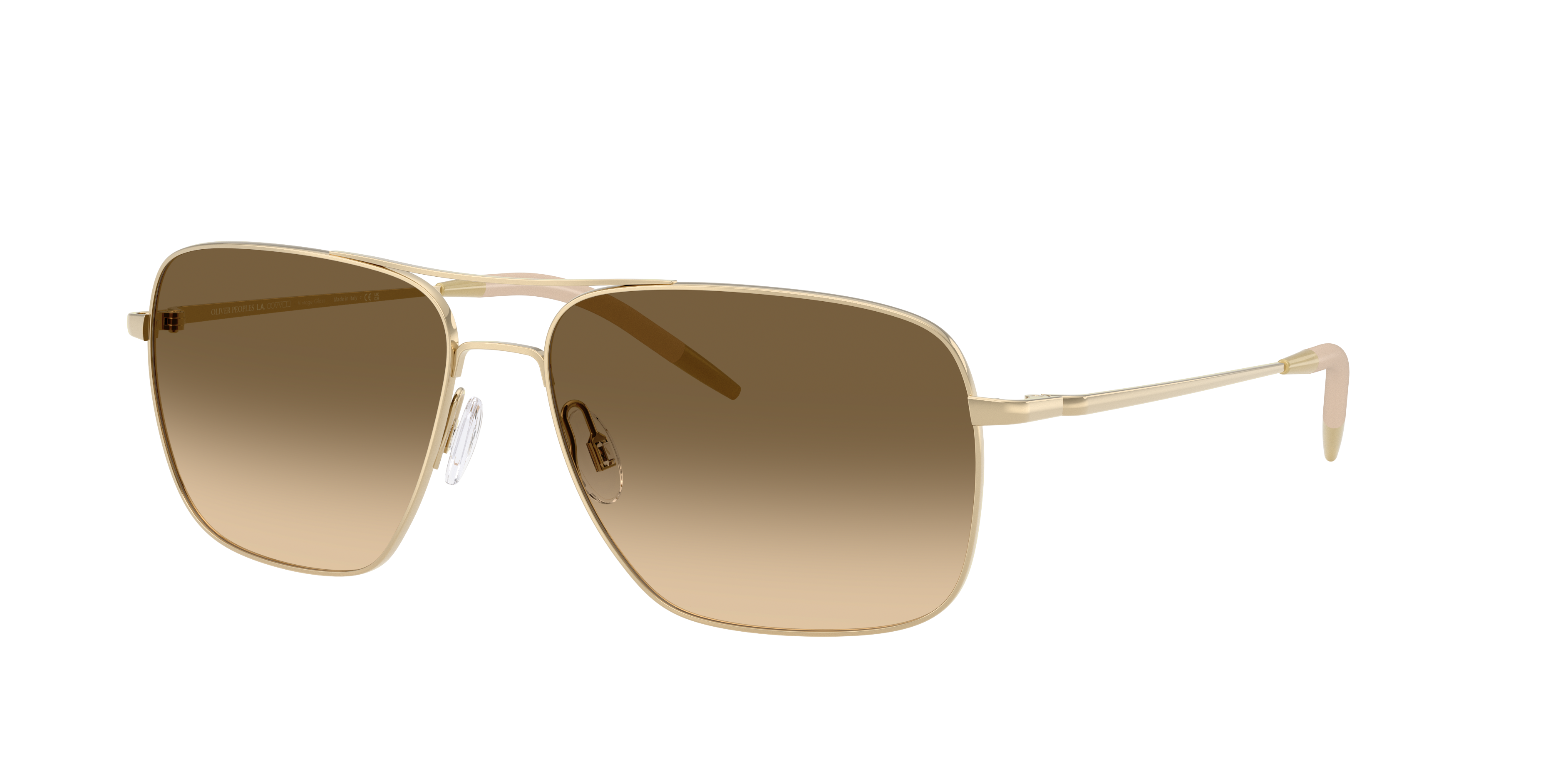 Oliver Peoples Man Sunglass OV1150S Clifton -  Frame color: Gold, Lens color: Chrome Olive