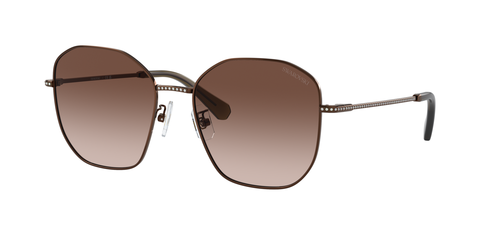 Swarovski Woman Sunglass SK7012D -  Frame color: Bronze, Lens color: Gradient Brown