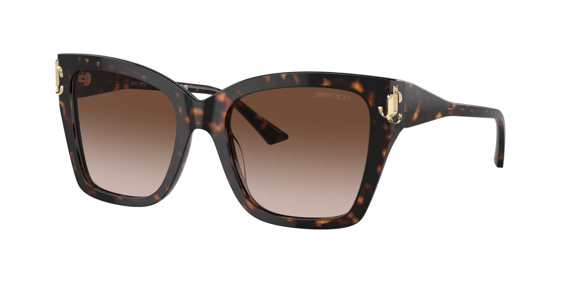 Jimmy Choo Woman Sunglass JC5012F -  Frame color: Havana, Lens color: Gradient Brown