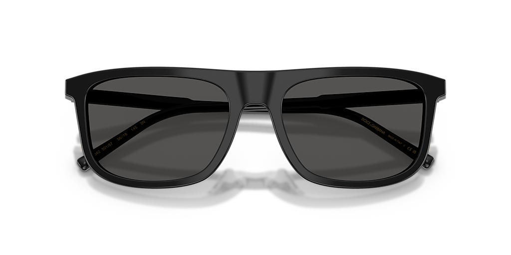 Dolce&Gabbana DG4542 XL (56 - 18) with Grey lenses and Black frame