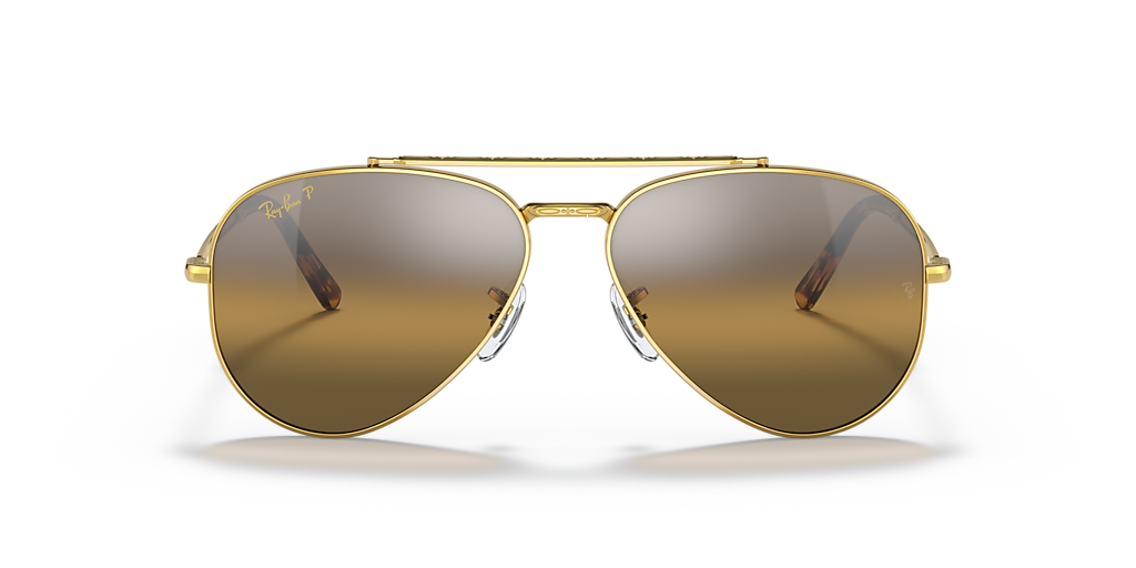 Ray-Ban New Aviator Polarized+ Lenses L (58 - 14) with Brown