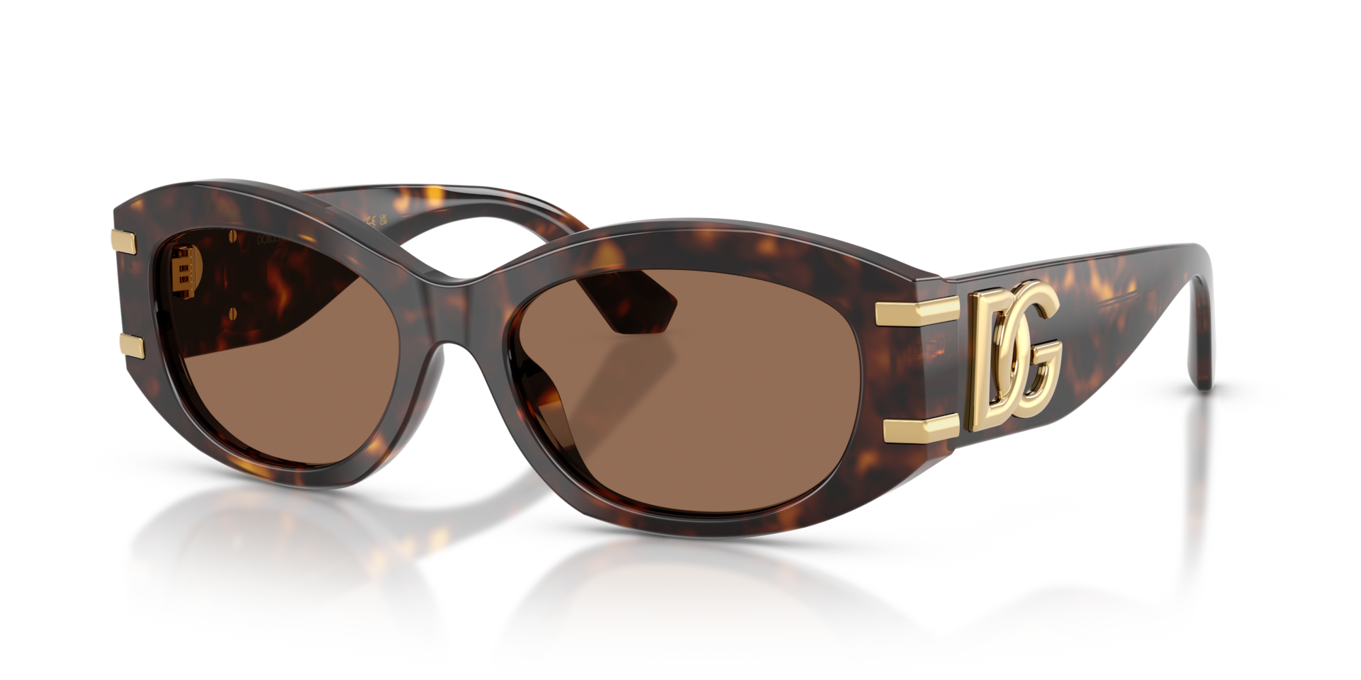 Dolce&Gabbana DG4502 L (55 - 18) with Brown lenses and Tortoise
