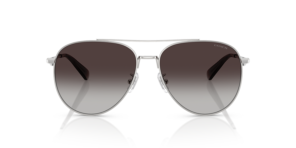 Coach CW193 L (57 - 15) with Grey lenses and Silver frame  display picture 1