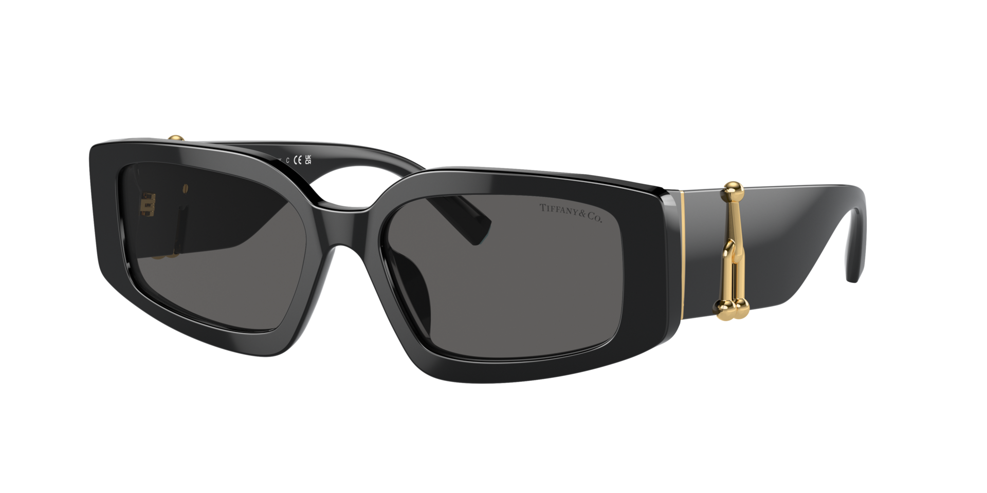 Tiffany & Co. Woman Sunglass TF4208U -  Frame color: Black, Lens color: Dark Grey