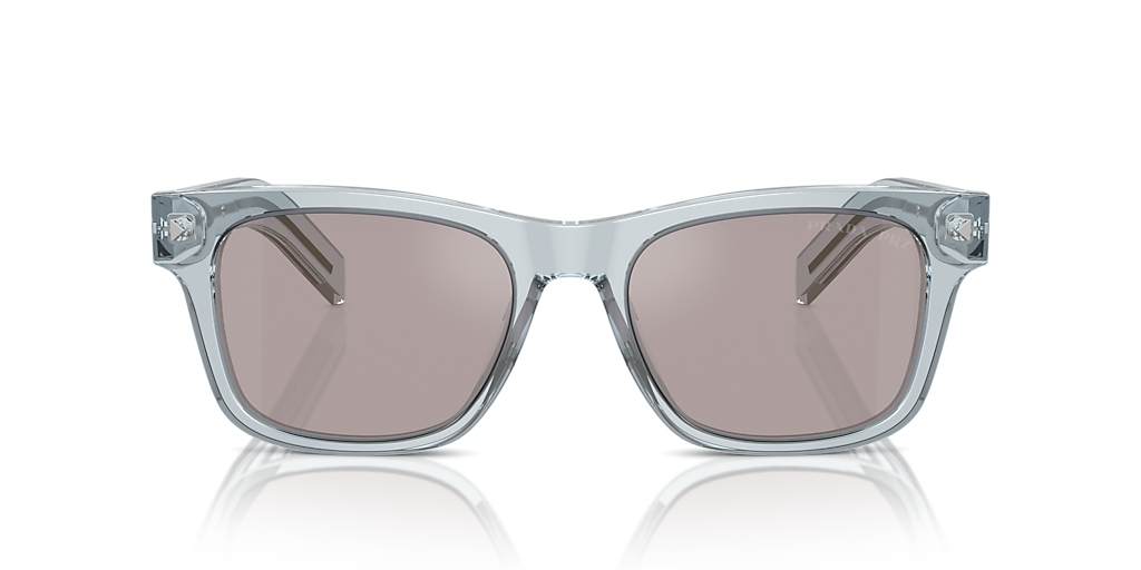 Prada PR A17S M (51 - 19) with Grey lenses and Transparent frame