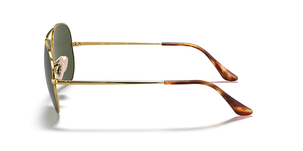 Ray-Ban Aviator Metal II L (58 - 14) with Green lenses and Gold