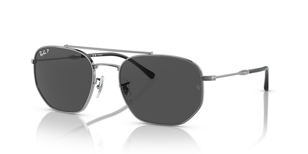 Ray-Ban RB3707 Polarized+ Lenses XL (57 - 20) with Grey lenses and