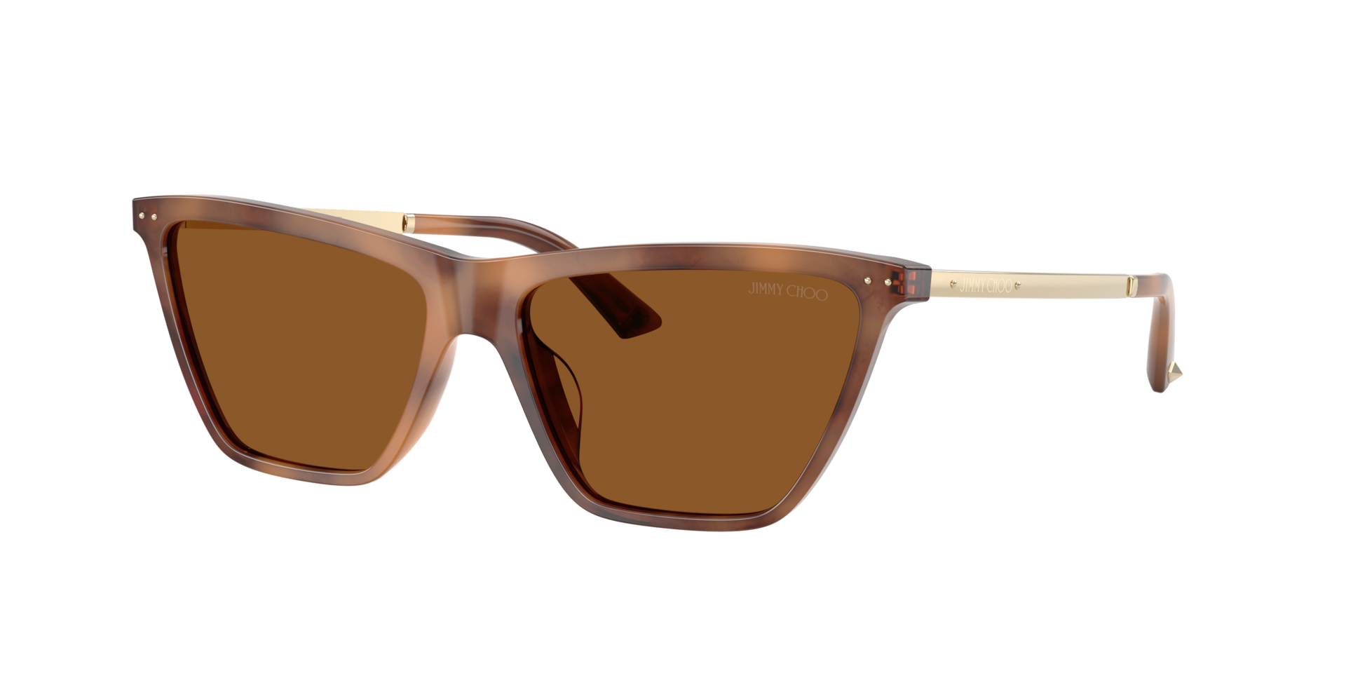 Jimmy Choo Mujer Marrón Oscuro Sunglass Jc5059u - Color Del Marco: Tan Havana, Color De La Lente: