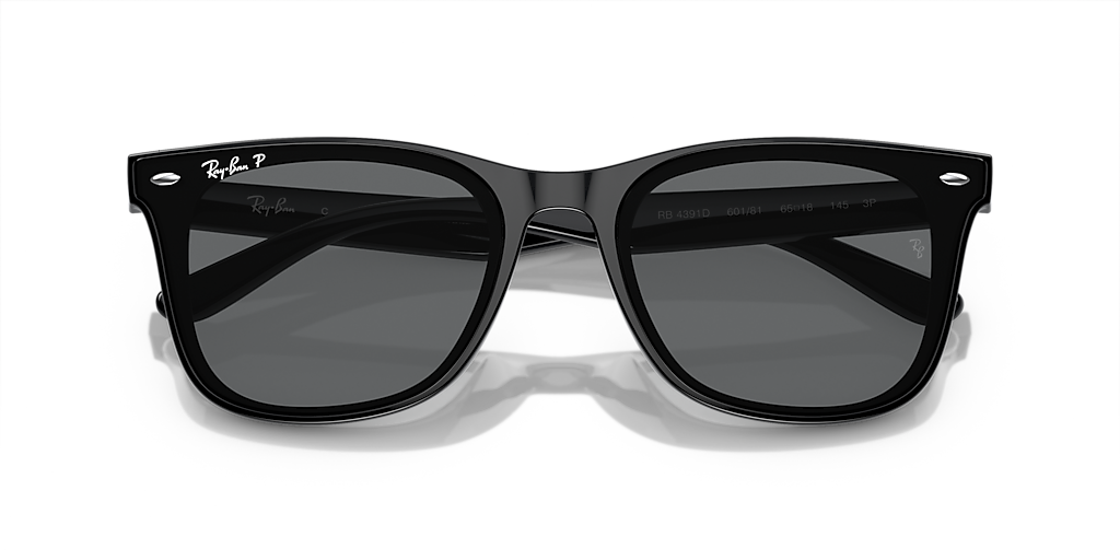 Ray-Ban RB4391D XL (65 - 18) with Grey lenses and Black frame