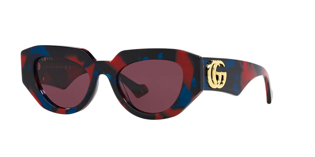Gucci GG1421S S (51 - 20) with Violet lenses and Tortoise frame