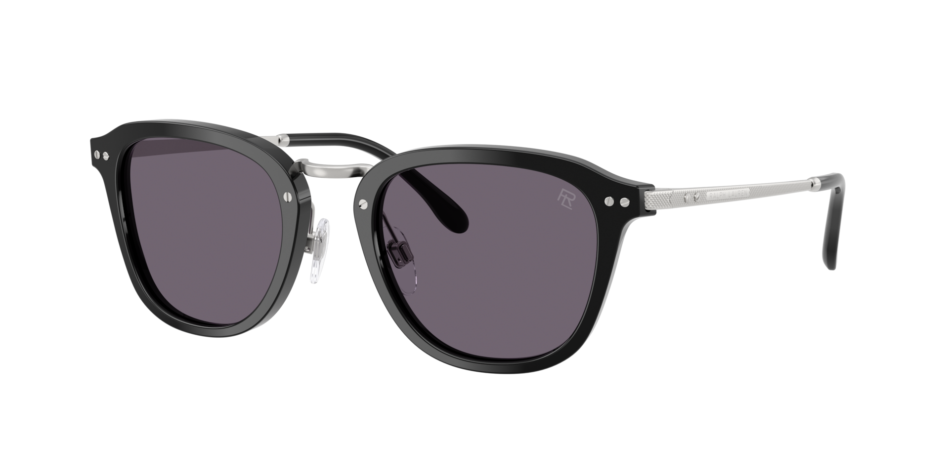 Ralph Lauren Homme Sunglass RL8246 - Couleur du Monture: Noir brillant, Couleur de Lentille: Pourpre