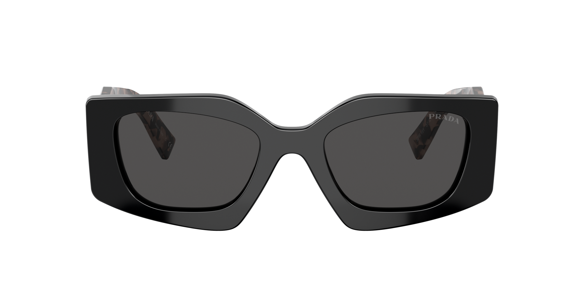 Prada PR 15YS S (51 - 21) with Grey lenses and Black frame
