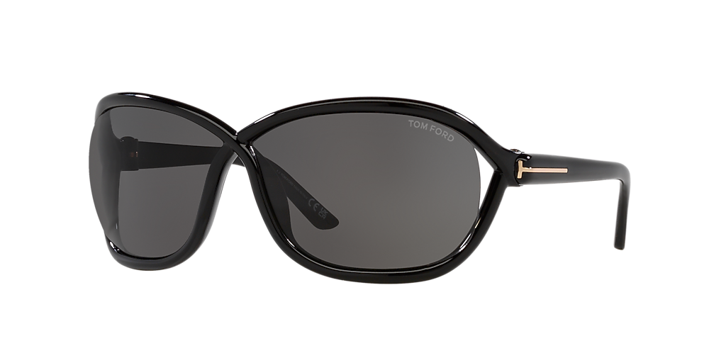 Tom Ford Fernanda XXL (68 - 07) with Grey lenses and Black frame