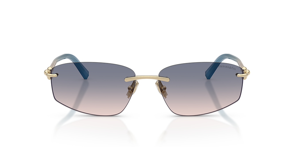 Tiffany & Co. TF3114 L (59 - 15) with Brown lenses and Gold frame