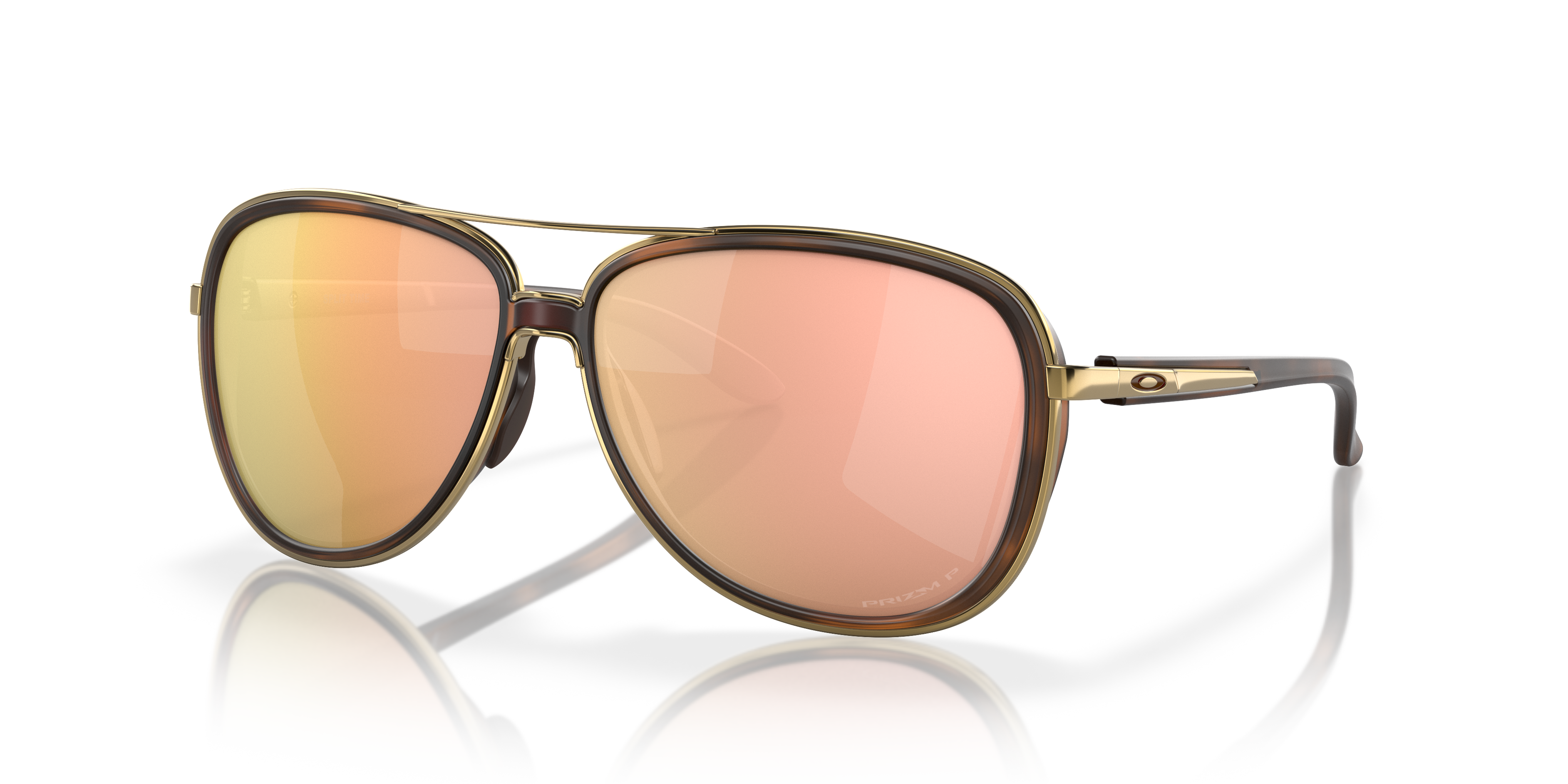 OAKLEY 金 Oakley Split Time L (58 - 13) with Gold lenses and Tortoise frame