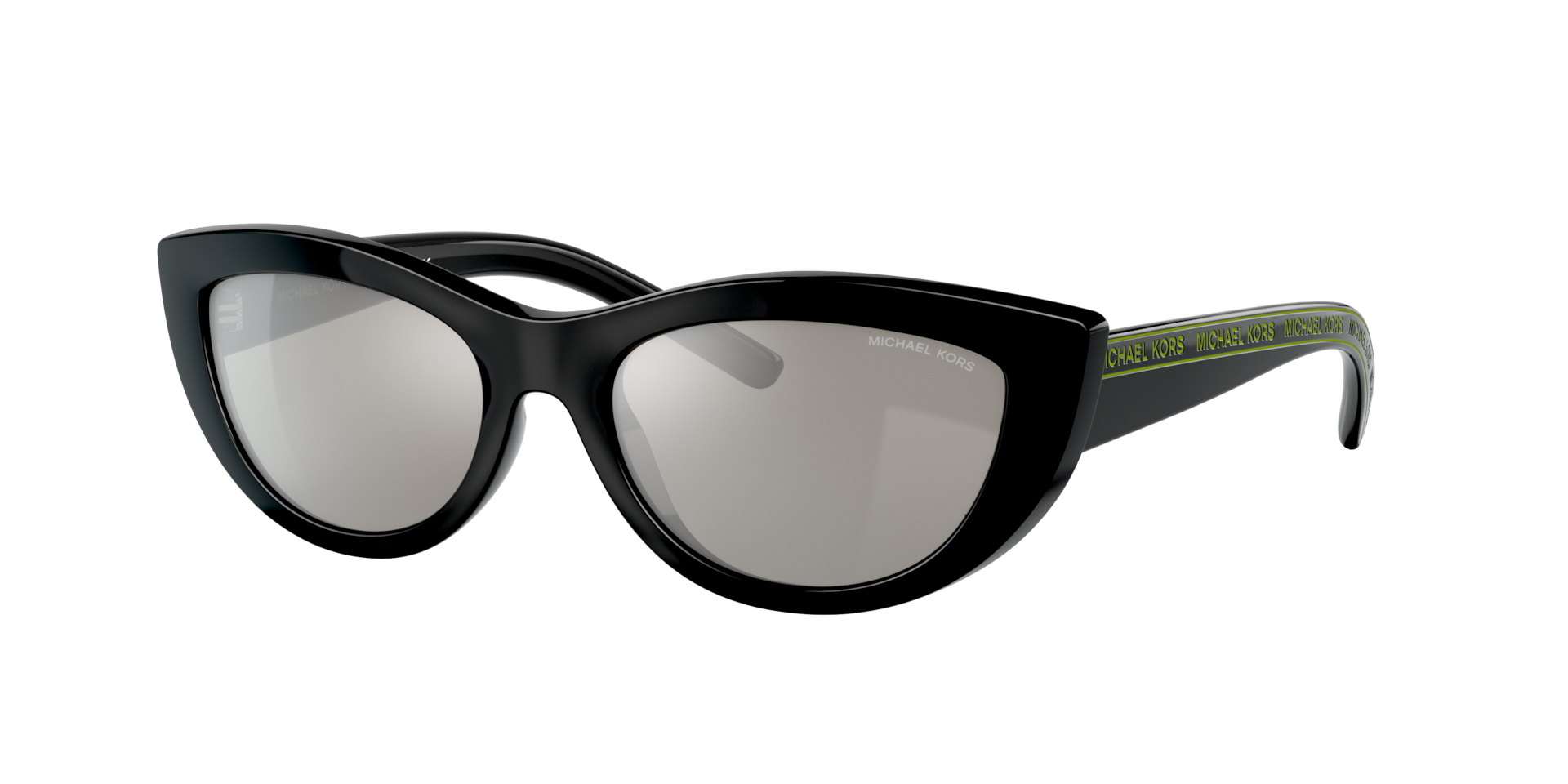 Michael Kors Femme Sunglass MK2160 Rio - Couleur du Monture: Noir, Couleur de Lentille: Argent effet miroir