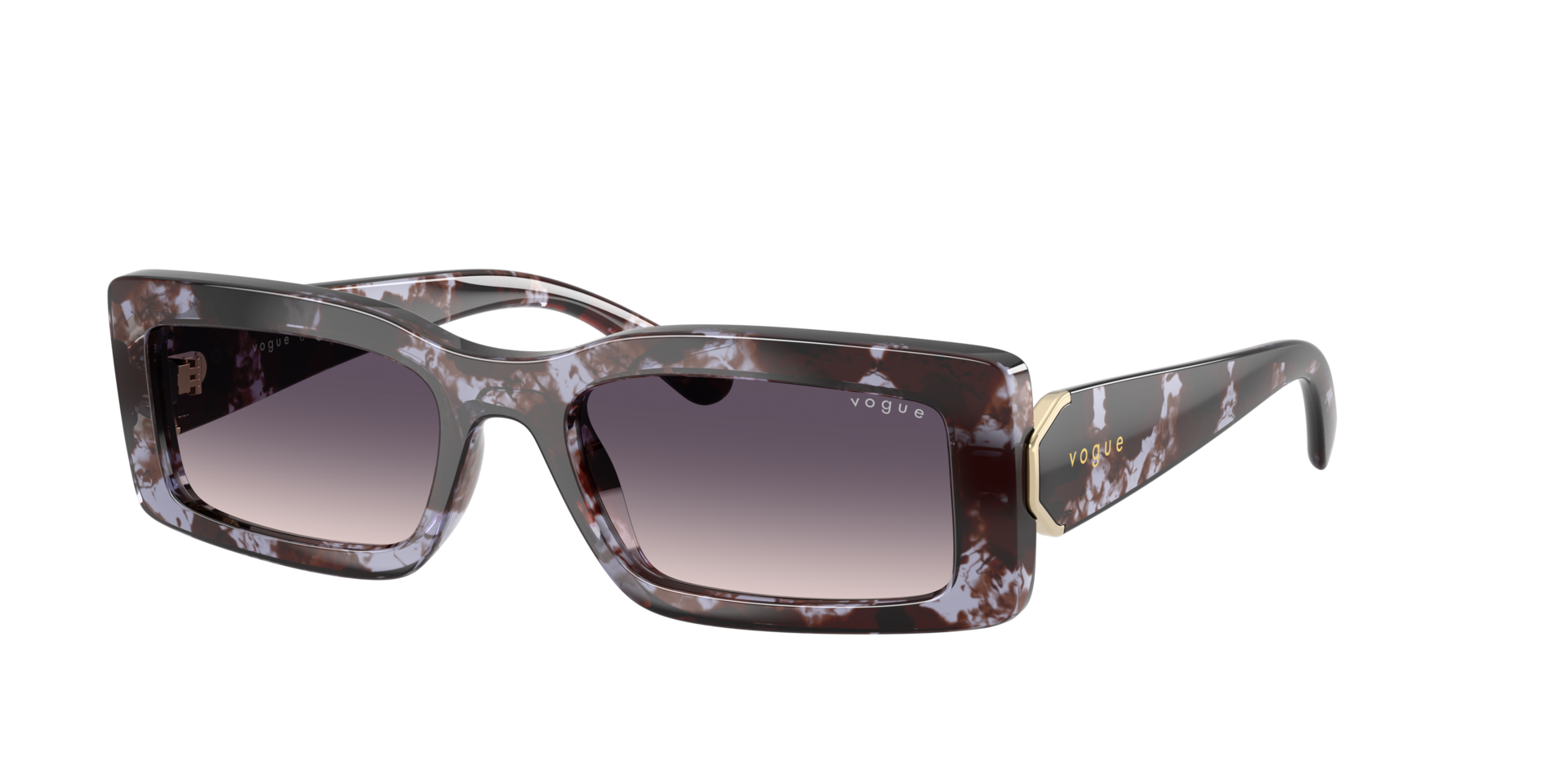 Vogue Eyewear Pink Woman Vo5674s 317836 Sunglasses Nylon Violet Squared Normal Nuanced - Image 2
