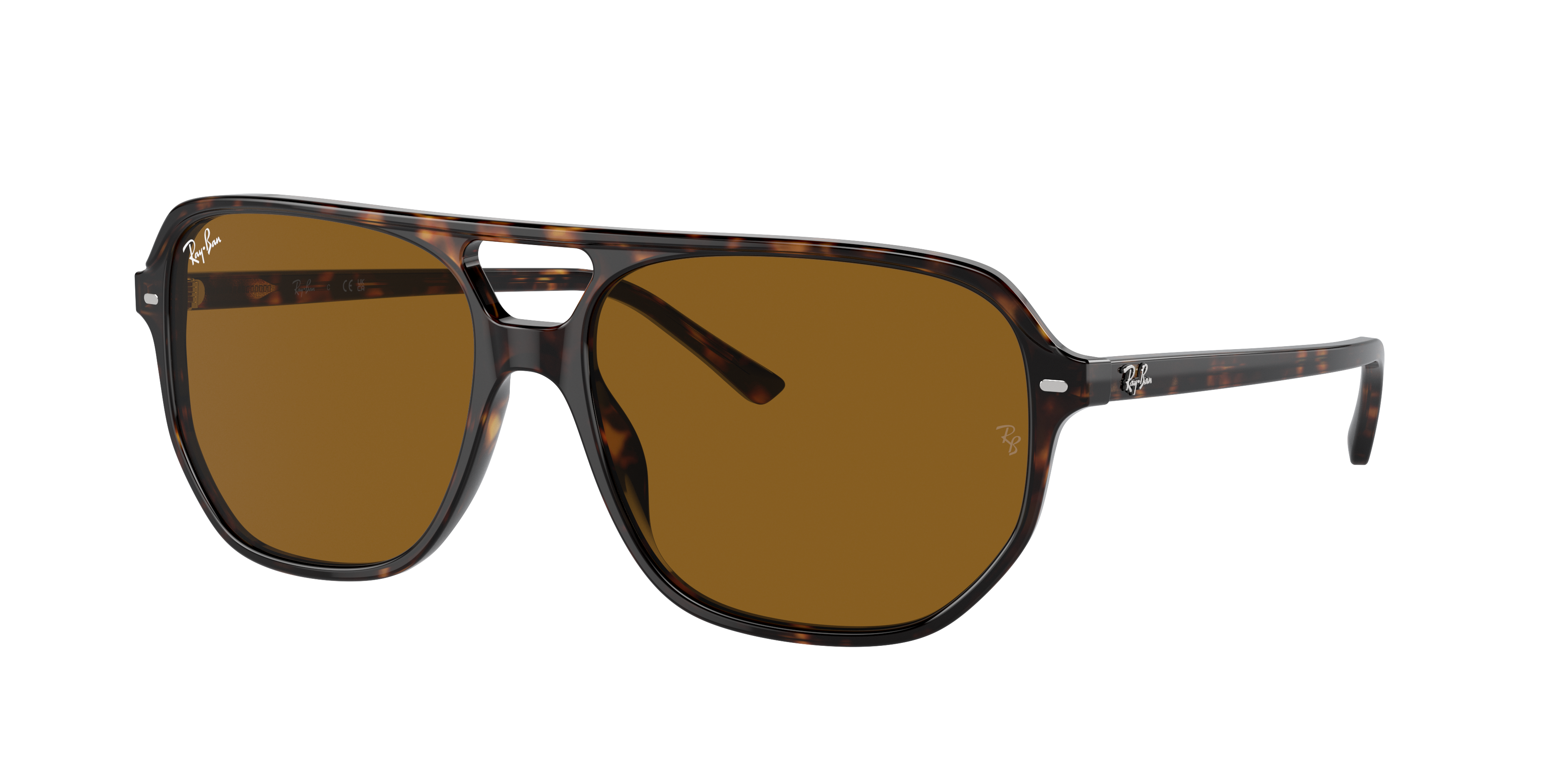 Ray-Ban Bill One XL (60 - 16) with Brown lenses and Tortoise frame