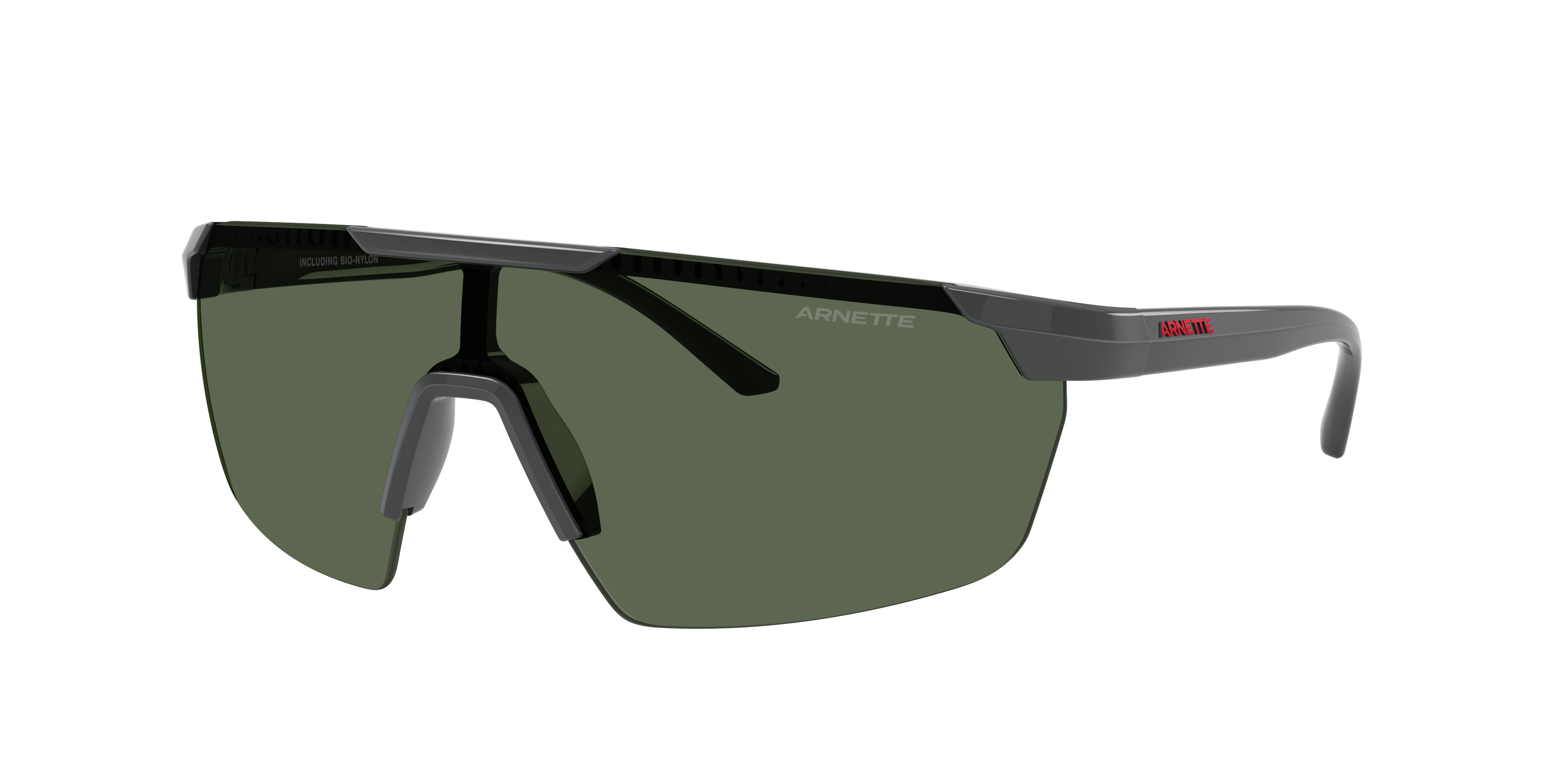 Arnette Man Sunglass AN4369 -  Frame color: Dark Grey, Lens color: Dark Green