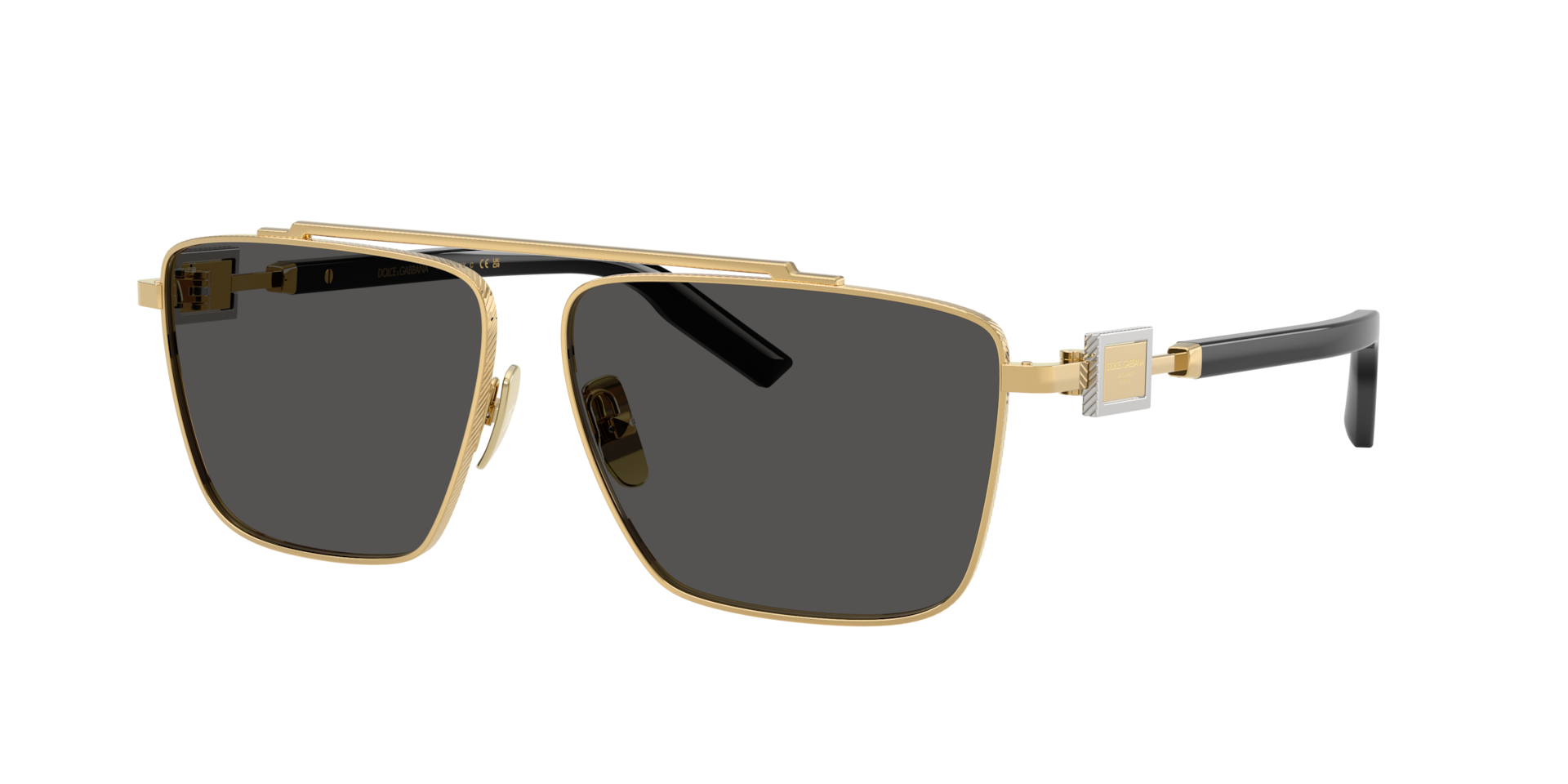 Dolce&Gabbana DG2336 XL (59 - 12) with Grey lenses and Gold frame