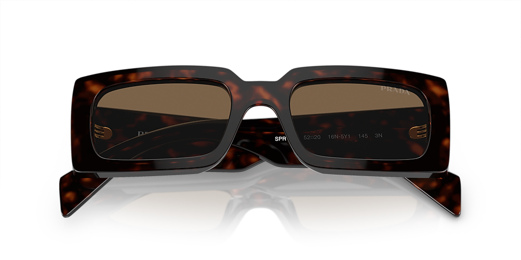 Prada PR A07S XS (52 - 20) with Brown lenses and Brown frame