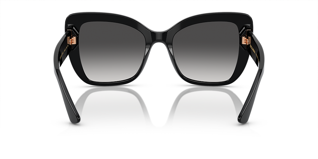 Dolce&Gabbana DG4348 M (54 - 20) with Grey lenses and Black frame