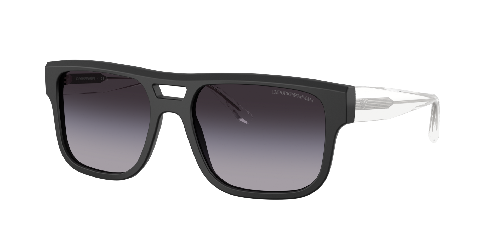 Emporio Armani Grey Man Ea4197 50018G Sunglasses Acetate Black Pillow Normal Nuanced - Image 3
