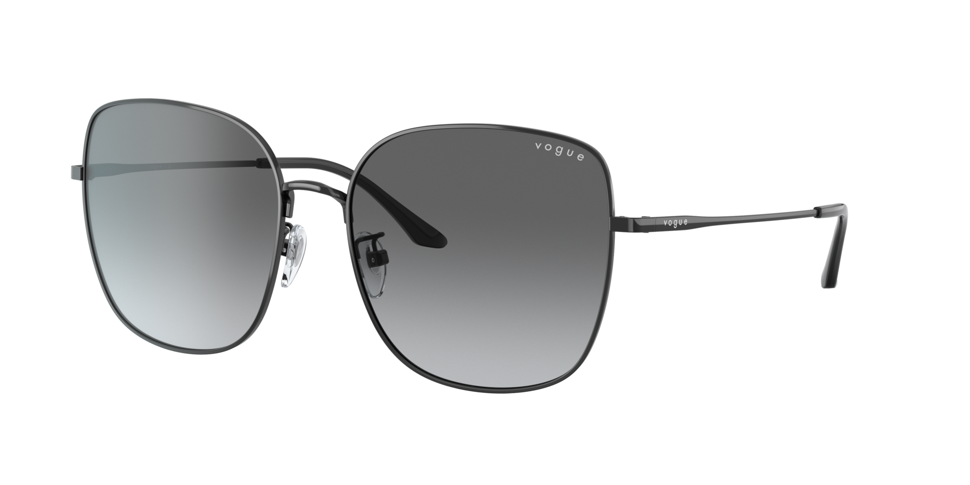 Vogue Eyewear Women's Grey Woman Vo4237sd 352/11 Sunglasses Metal Black Squared Normal Shaded - Image 2
