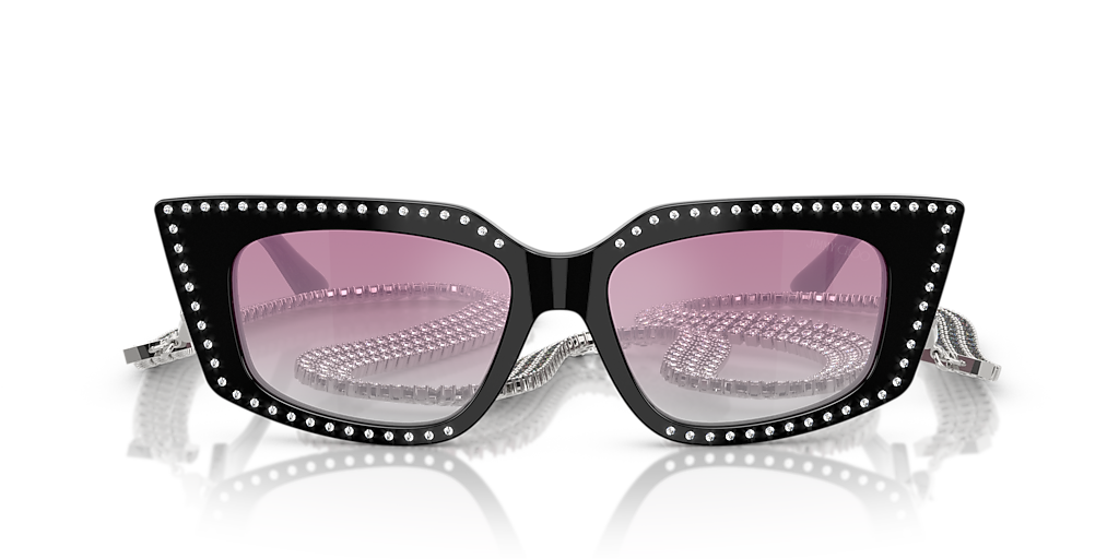 Jimmy Choo JC5033B XS (52 - 16) with Pink lenses and Black frame