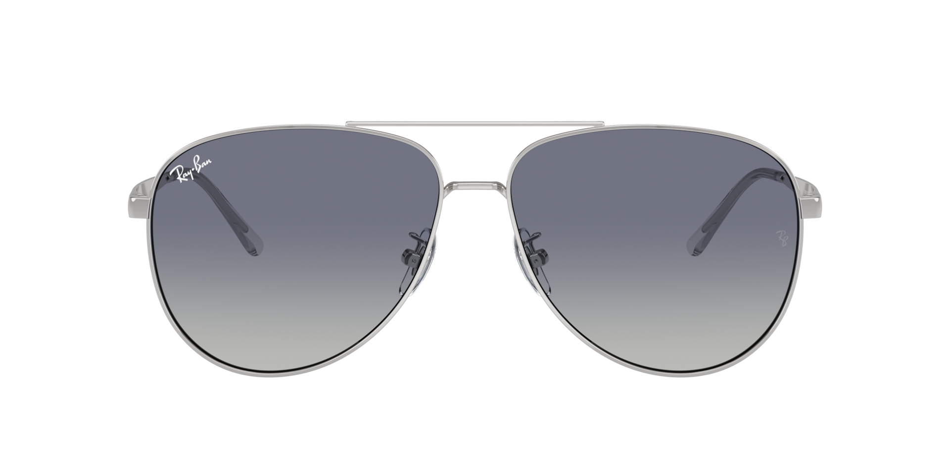 Ray-Ban RB3712D XXL (62 - 14) with Grey lenses and Silver frame