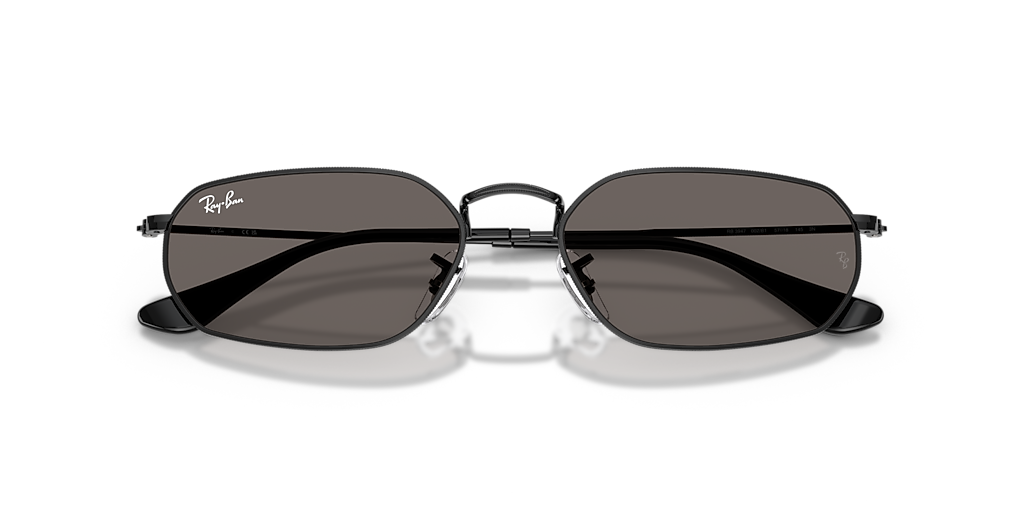 Ray-Ban RB3947 XL (57 - 18) with Grey lenses and Black frame