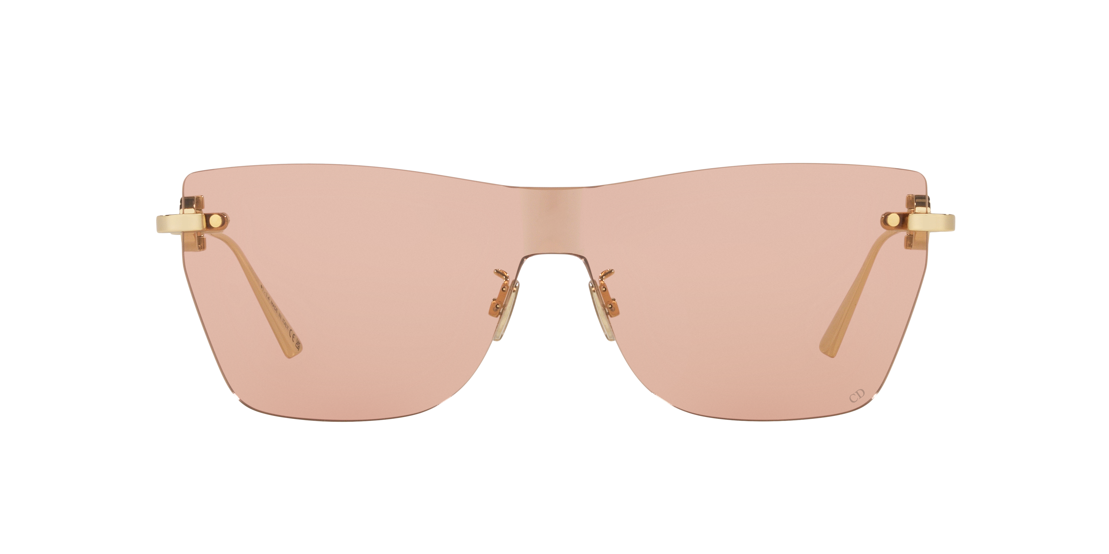 DIOR Cd40162U XXL (90 - 190) with Pink lenses and Gold frame