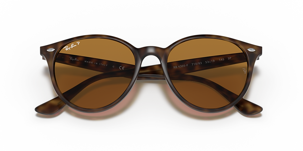 Ray-Ban RB4305 L (53 - 19) with Brown lenses and Tortoise frame