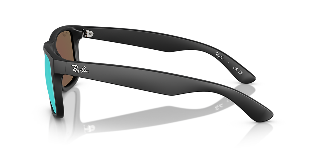 Ray-Ban Justin Color Mix L (58 - 17) with Blue lenses and Black
