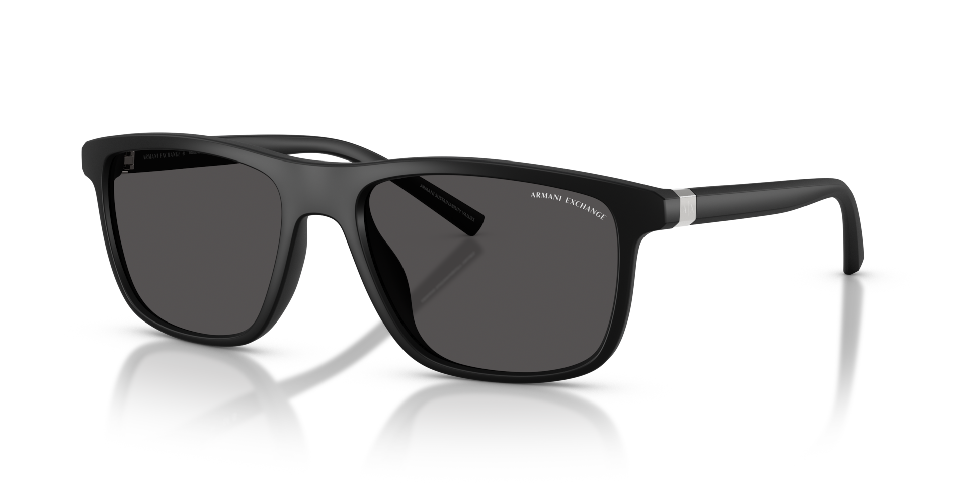 Armani Exchange AX4167SU L (56 - 18) with Grey lenses and Black