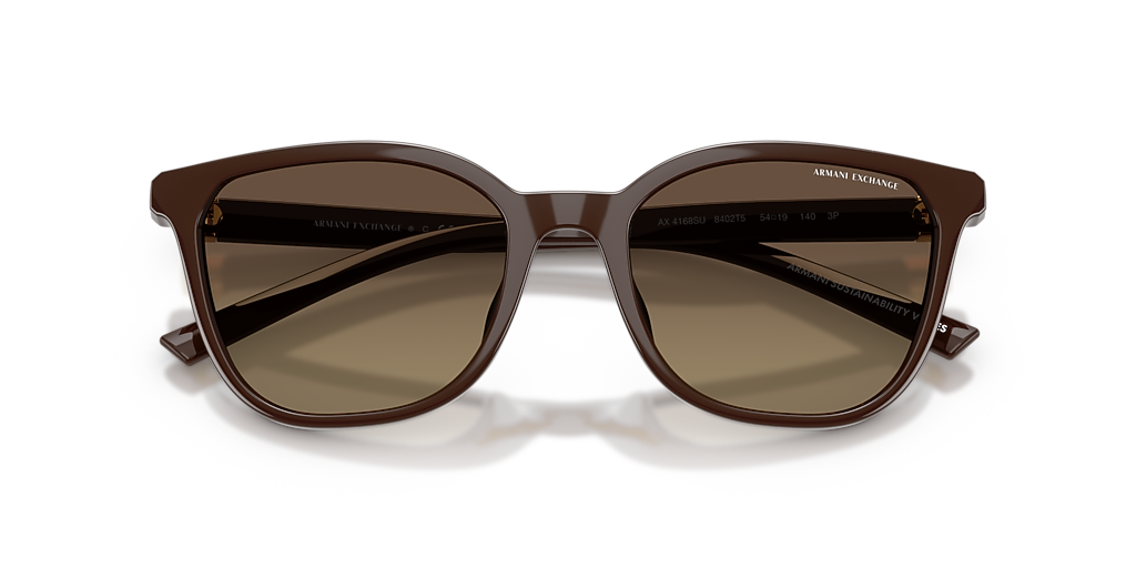 Armani Exchange AX4168SU M (54 - 19) with Classic lenses and Brown